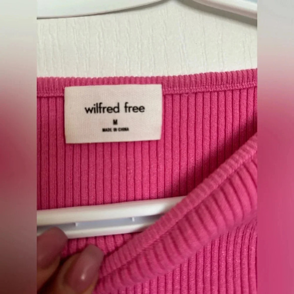 WILFRED Cut-Out  Mini Dress (Pink) - Picture 4 of 6